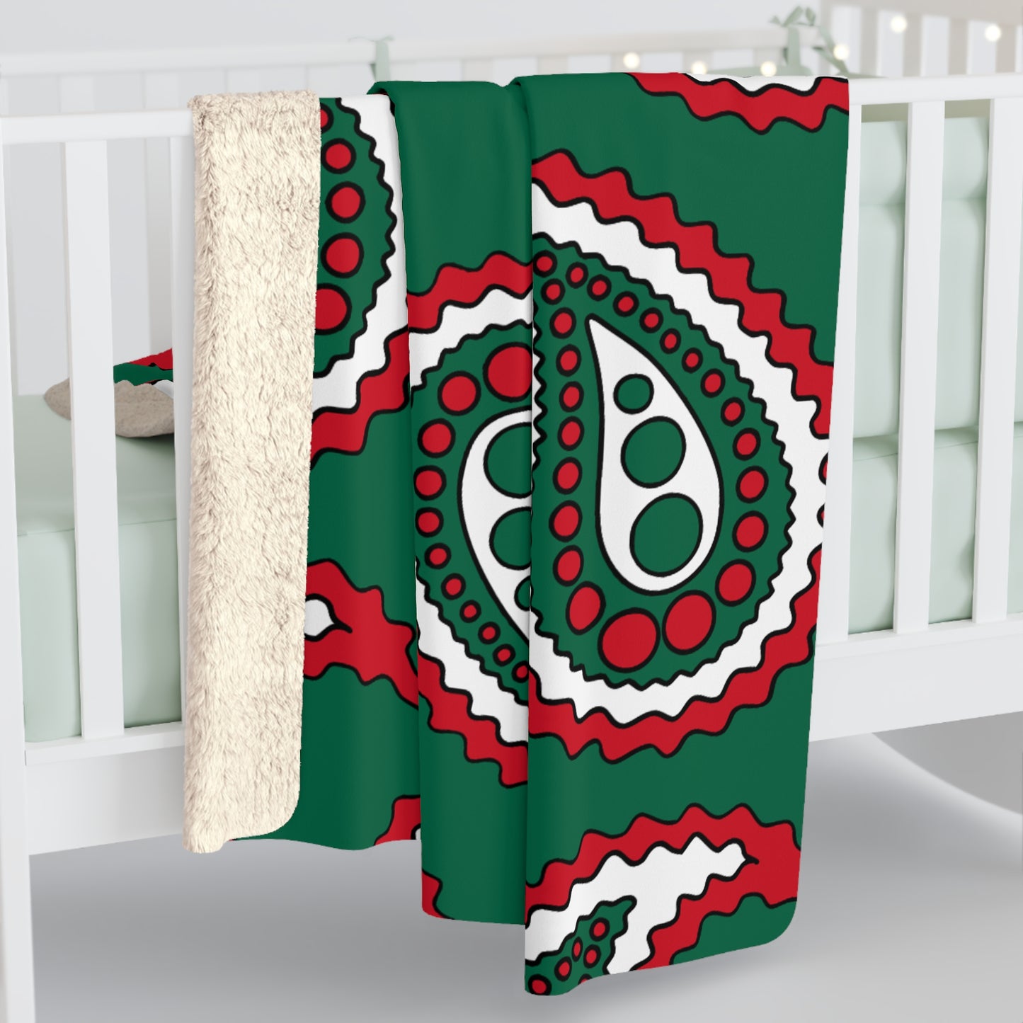 Mexico Retro Paisley Blanket Throw