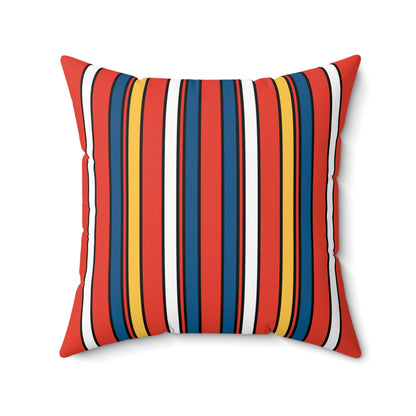 Kiribati Retro Stripes Cushion Pillow