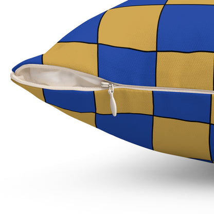 Kosovo Retro Check Cushion Pillow