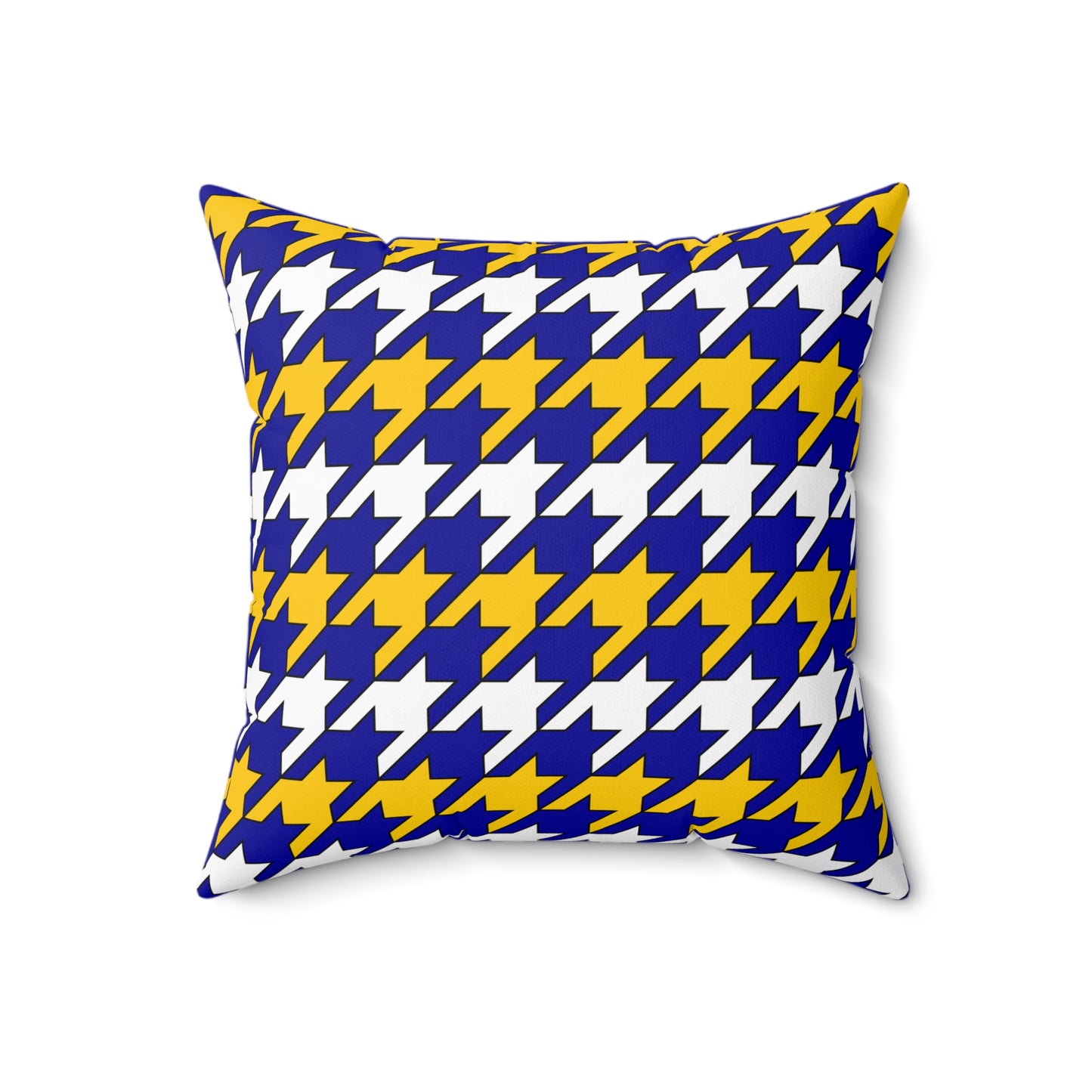 Bosnia And Herzegovina Retro Houndstooth Cushion Pillow