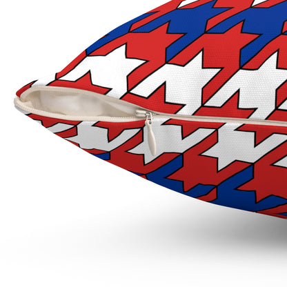 Bouvet Island Retro Houndstooth Cushion Pillow