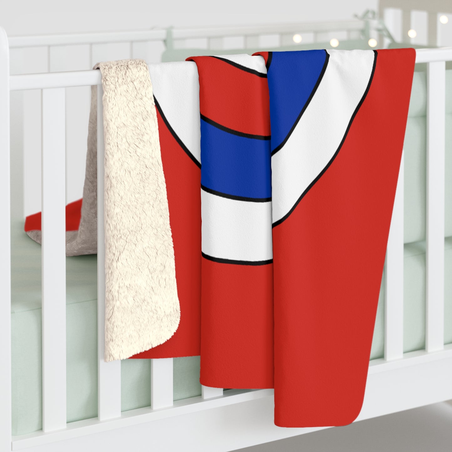 Chile Retro Target Blanket Throw