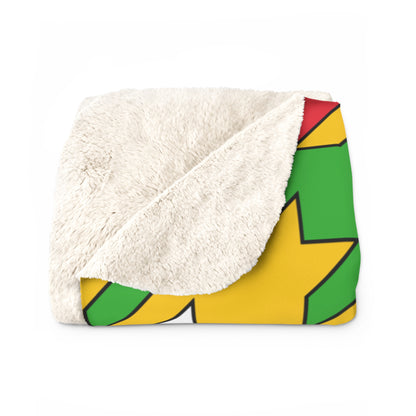 Myanmar Retro Houndstooth Blanket Throw