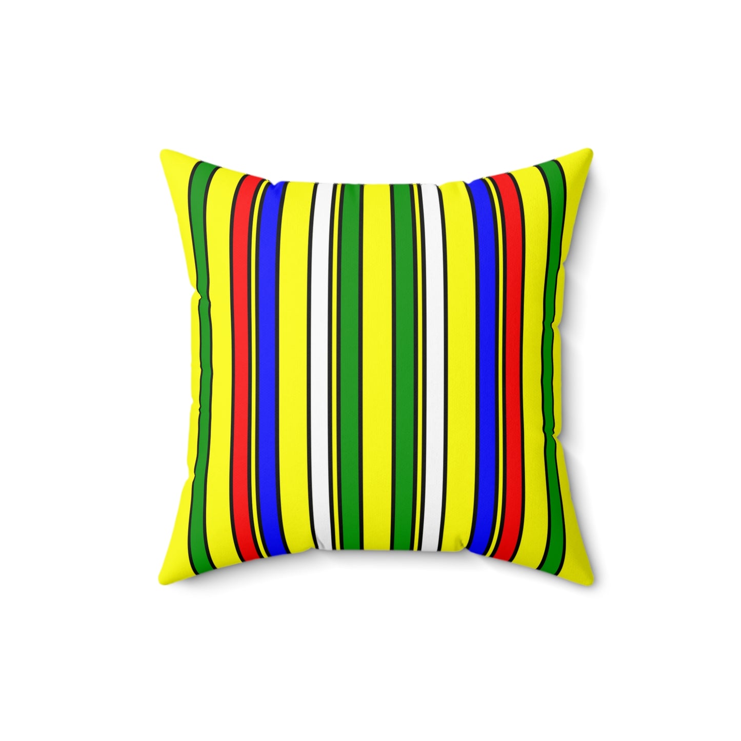Central African Republic Retro Stripes Cushion Pillow