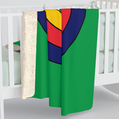 Mauritius Retro Target Blanket Throw