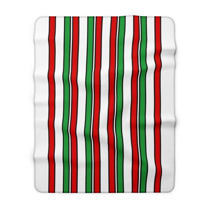 Iran Retro Stripes Blanket Throw