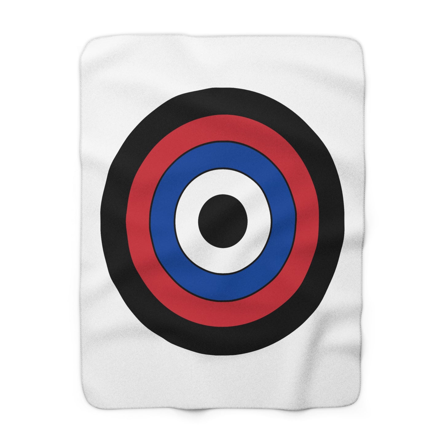 Republic Of Korea Retro Target Blanket Throw