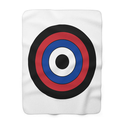 Republic Of Korea Retro Target Blanket Throw