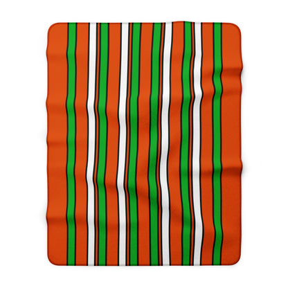 Niger Retro Stripes Blanket Throw