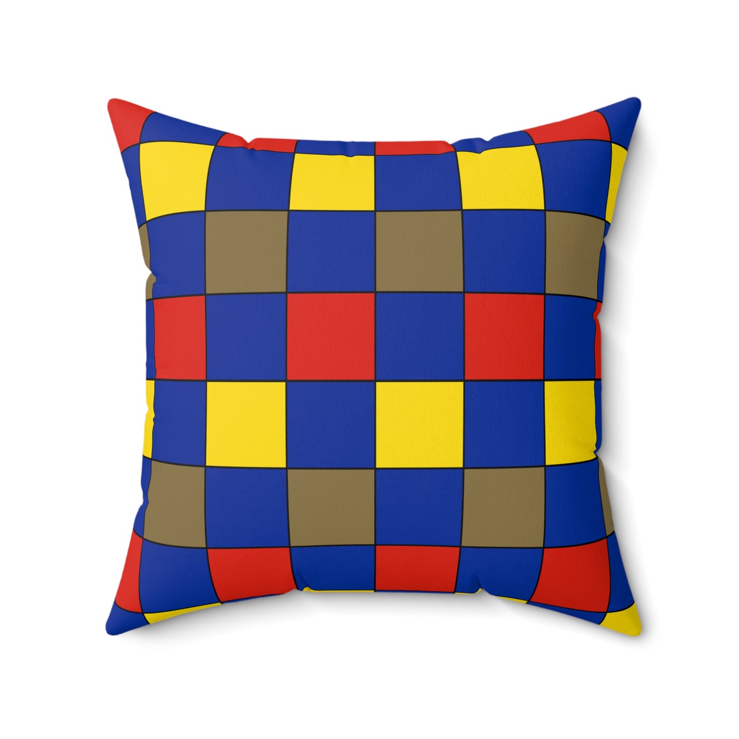Moldova Retro Check Cushion Pillow