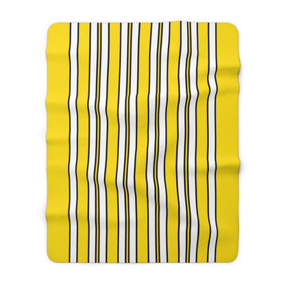Vatican City Retro Stripes Blanket Throw