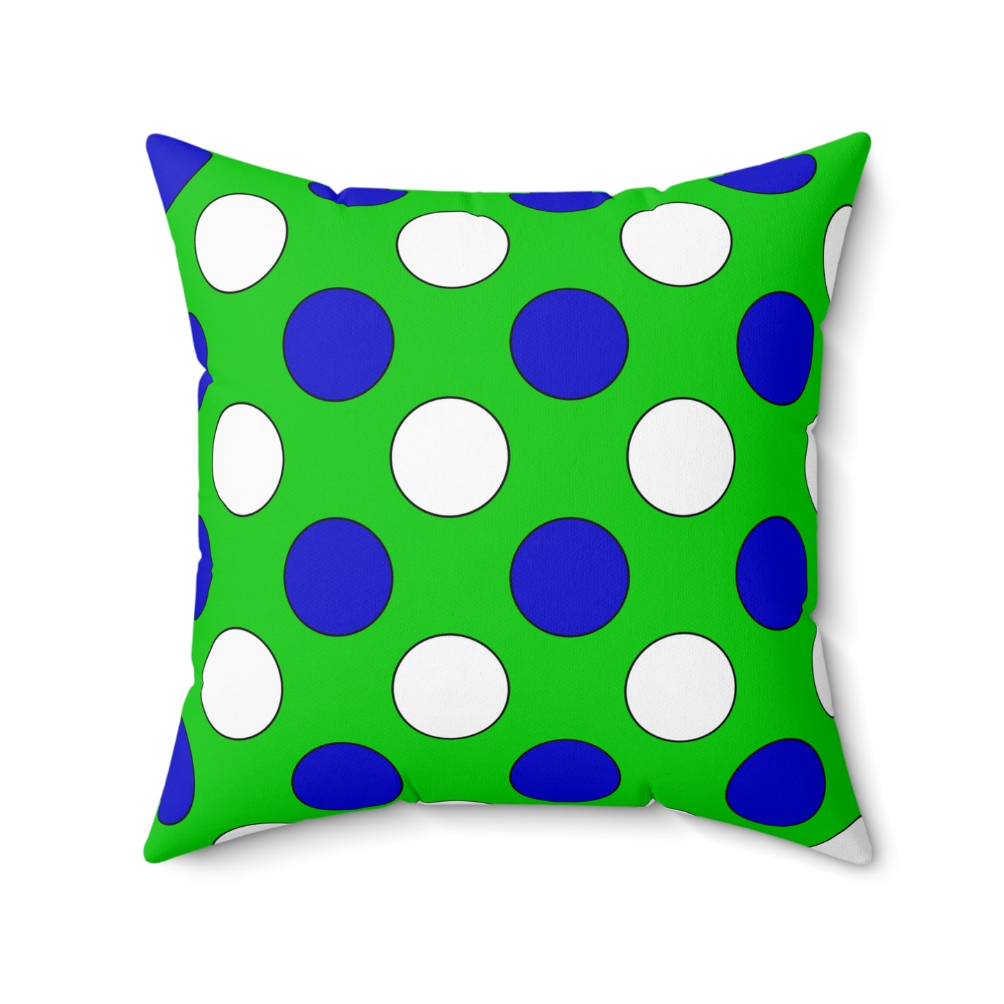 Sierra Leone Retro Polka Dots Cushion Pillow