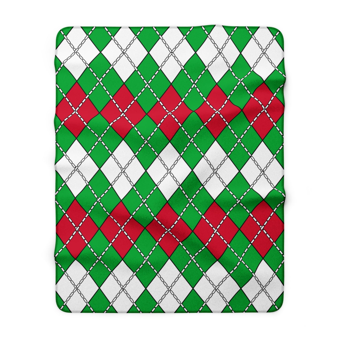 Wales Retro Argyle Blanket Throw