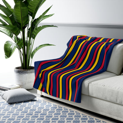 Chad Retro Stripes Blanket Throw