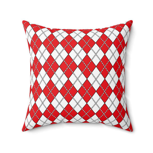 Indonesia Retro Argyle Cushion Pillow