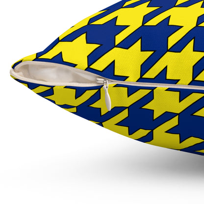 Curacao Retro Houndstooth Cushion Pillow