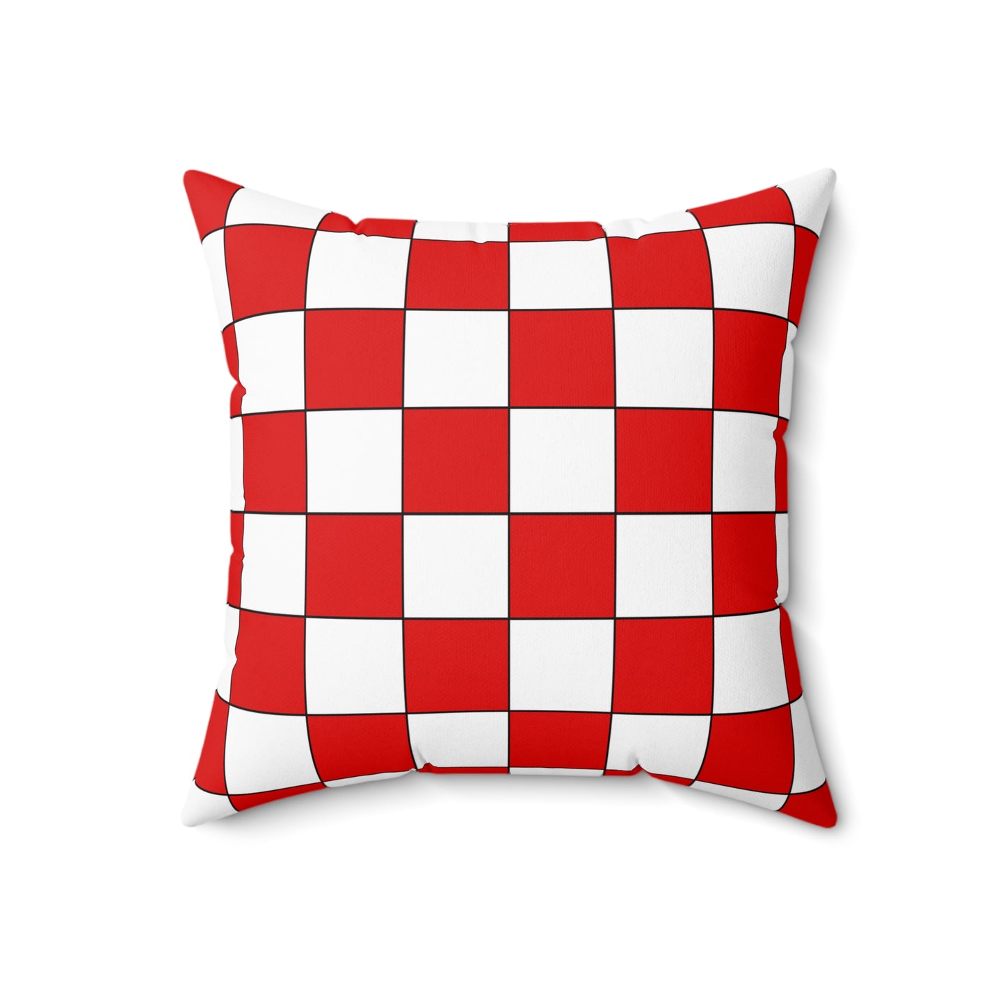 Singapore Retro Check Cushion Pillow