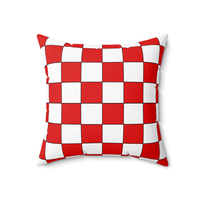 Singapore Retro Check Cushion Pillow