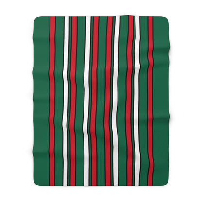 Mexico Retro Stripes Blanket Throw