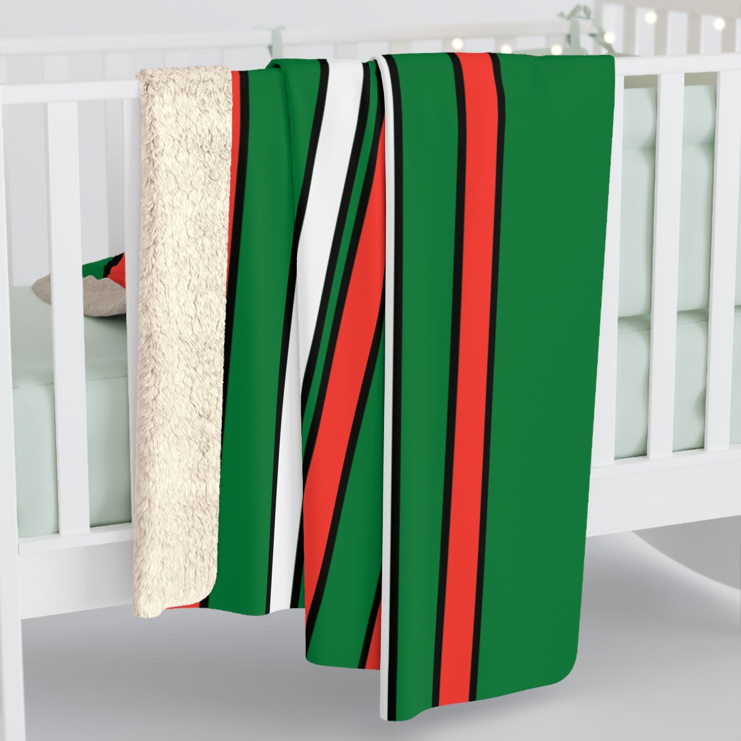 Madagascar Retro Stripes Blanket Throw