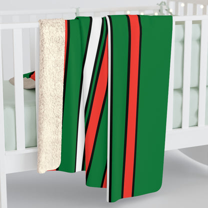 Madagascar Retro Stripes Blanket Throw