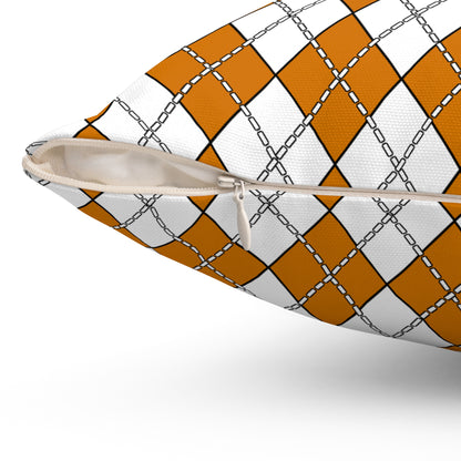 Cyprus Retro Argyle Cushion Pillow