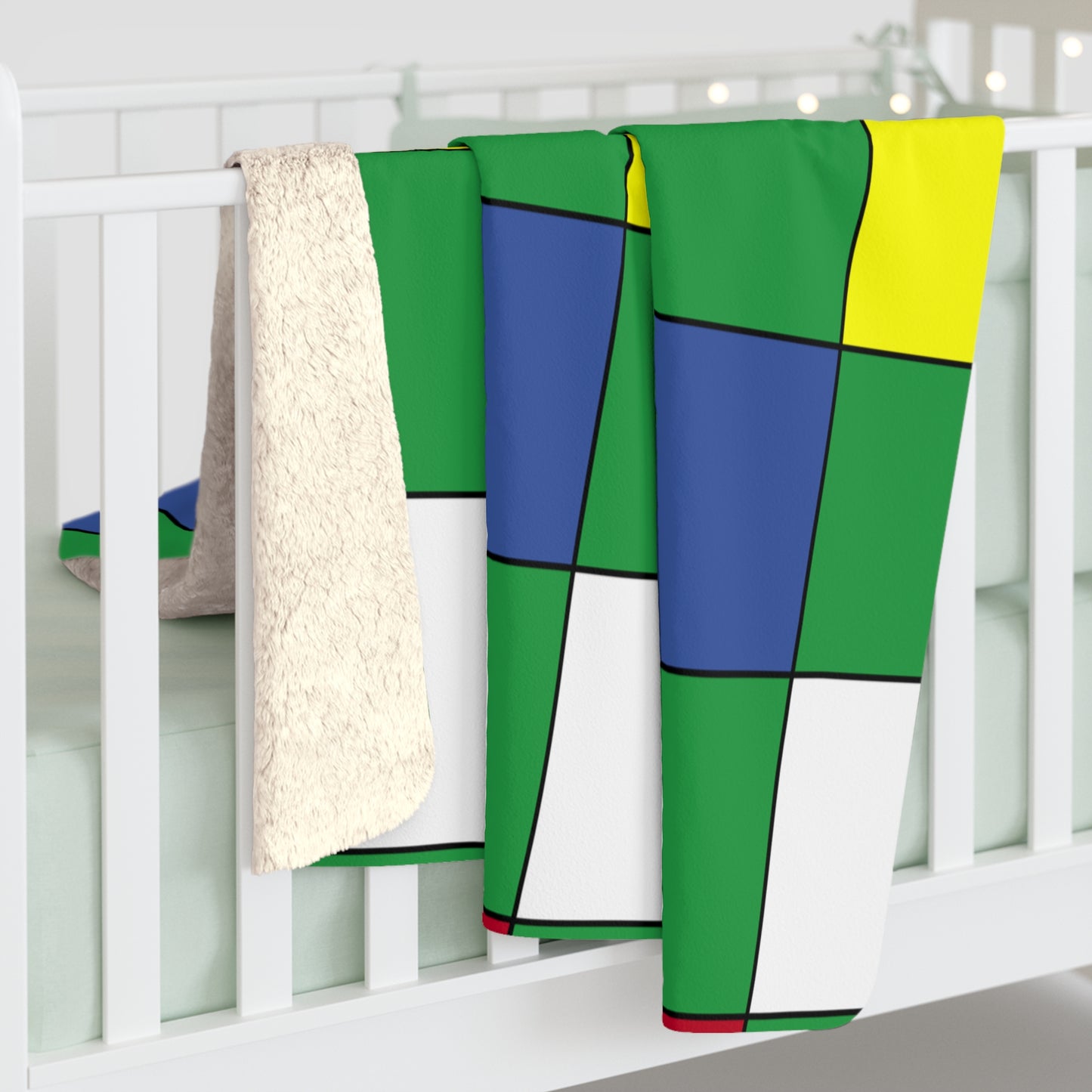 Comoros Retro Check Blanket Throw