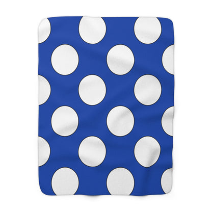 El Salvador Retro Polka Dots Blanket Throw