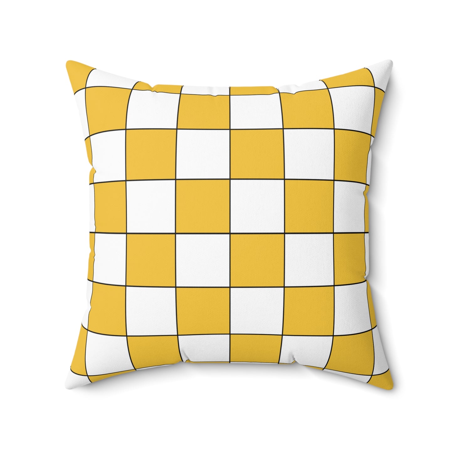 United States Virgin Islands Retro Check Cushion Pillow