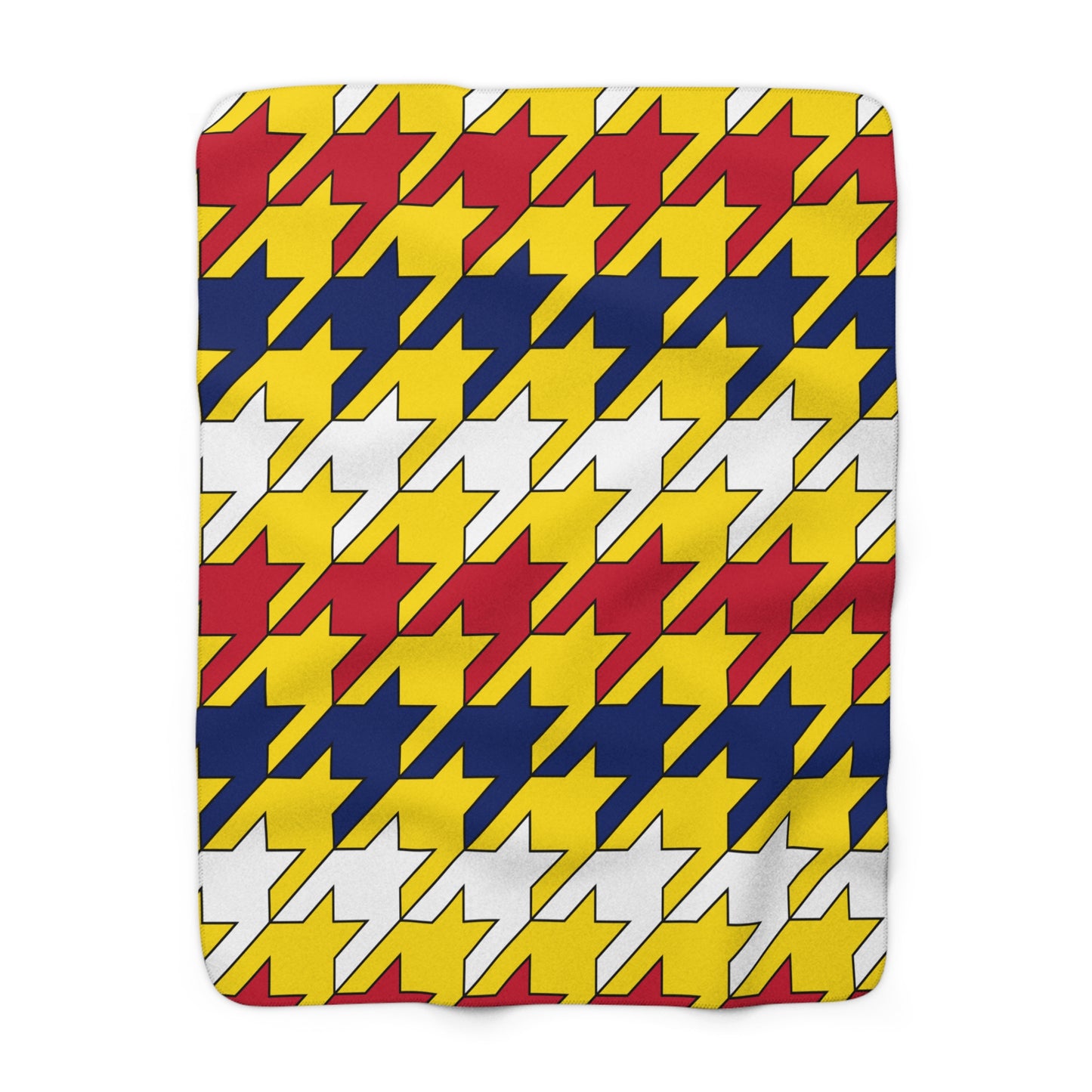 Niue Retro Houndstooth Blanket Throw