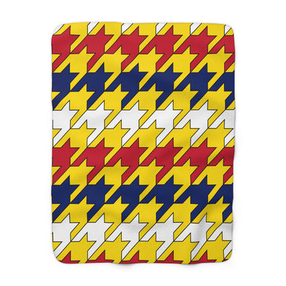 Niue Retro Houndstooth Blanket Throw