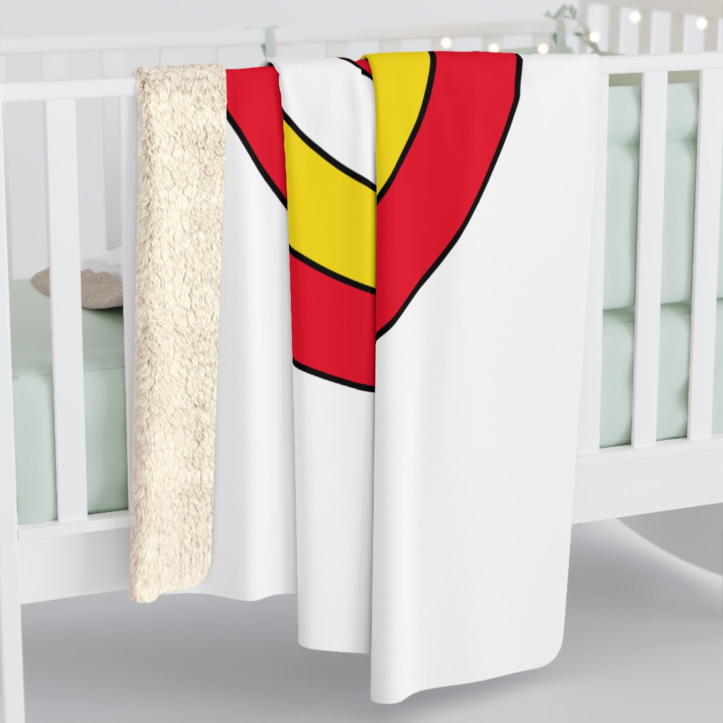 Guernsey Retro Target Blanket Throw
