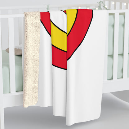 Guernsey Retro Target Blanket Throw