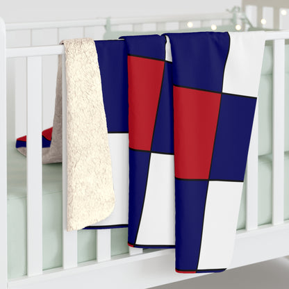 American Samoa Retro Check Blanket Throw