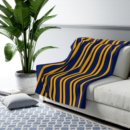 Nauru Retro Stripes Blanket Throw
