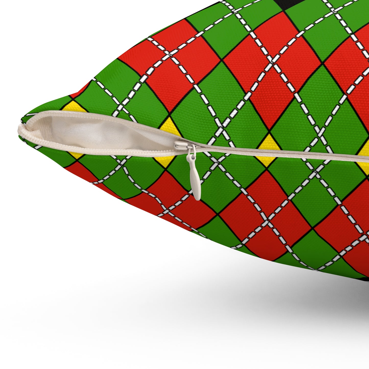 Guyana Retro Argyle Cushion Pillow