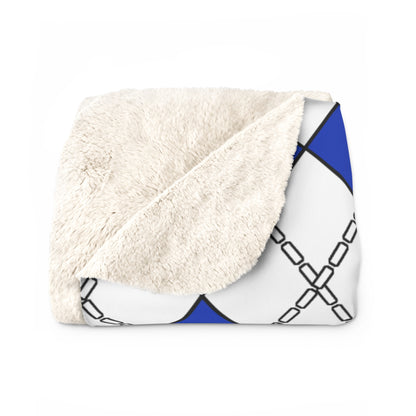 Israel Retro Argyle Blanket Throw
