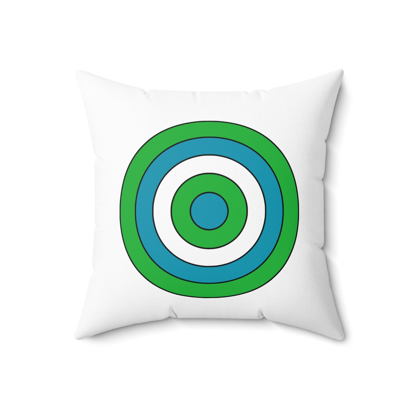 Uzbekistan Retro Target Cushion Pillow