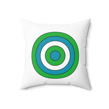 Uzbekistan Retro Target Cushion Pillow