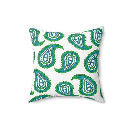 Uzbekistan Retro Paisley Cushion Pillow
