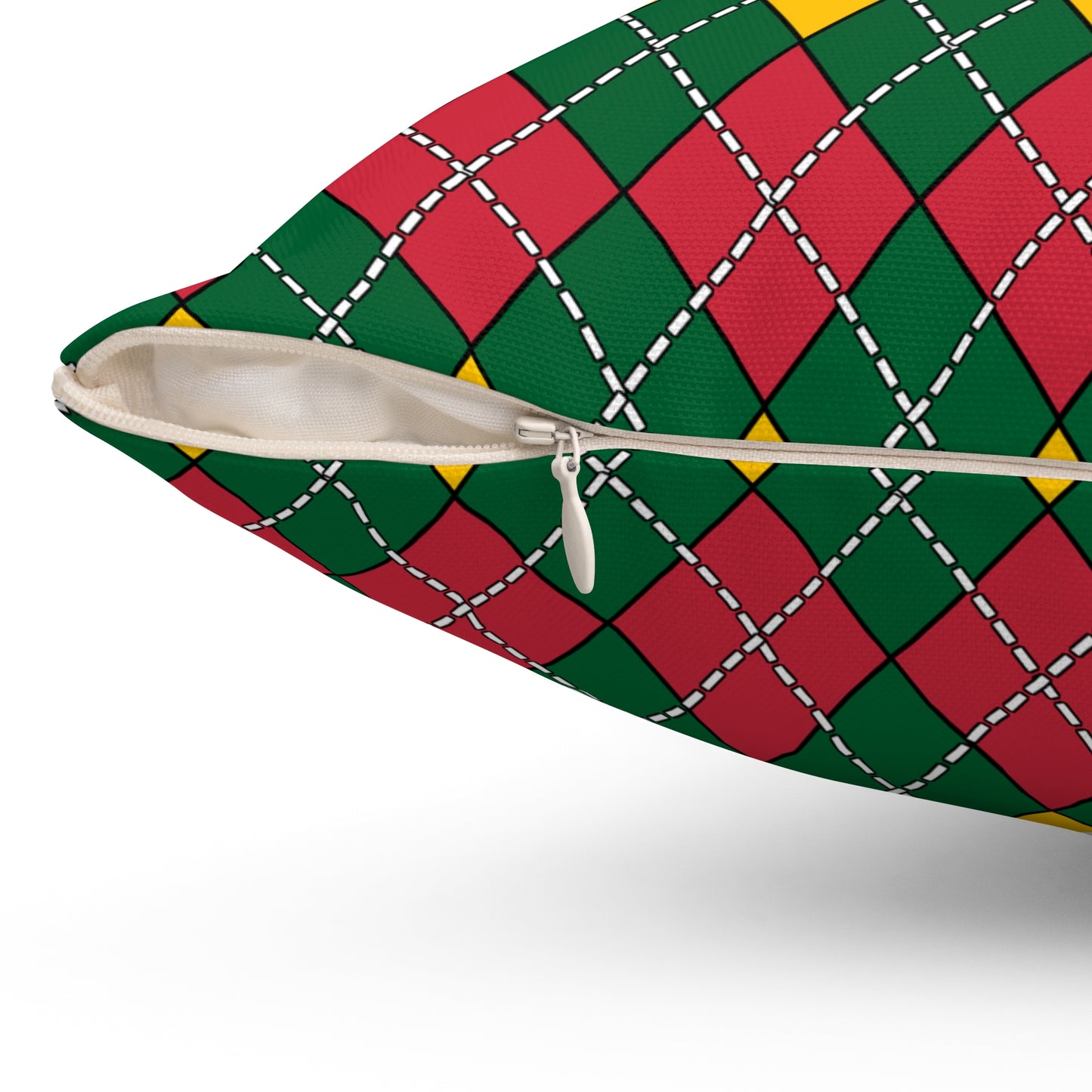 Mauritania Retro Argyle Cushion Pillow