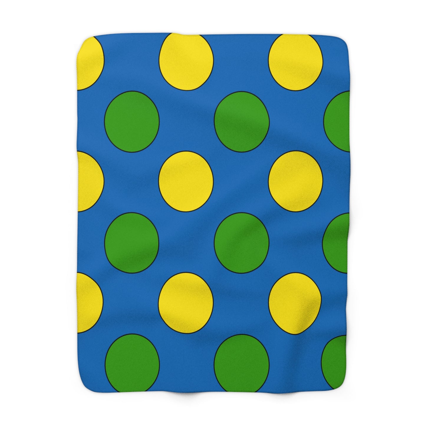 Gabon Retro Polka Dots Blanket Throw
