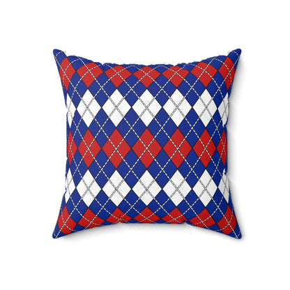 Cuba Retro Argyle Cushion Pillow
