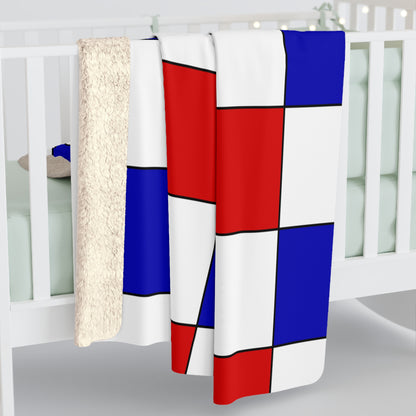 Costa Rica Retro Check Blanket Throw