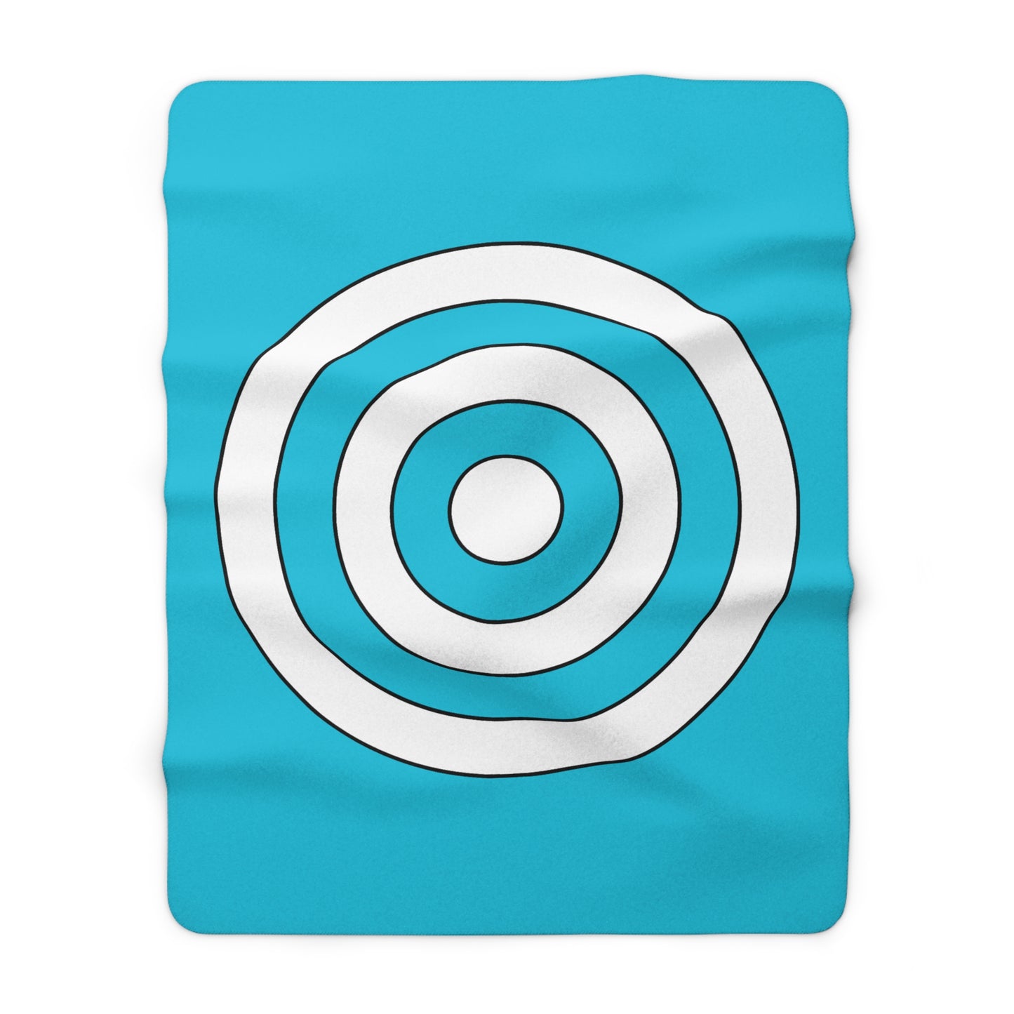 Honduras Retro Target Blanket Throw