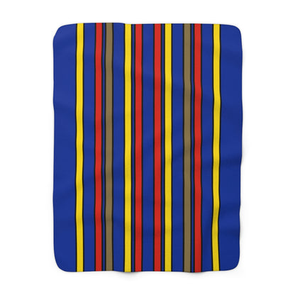 Moldova Retro Stripes Blanket Throw