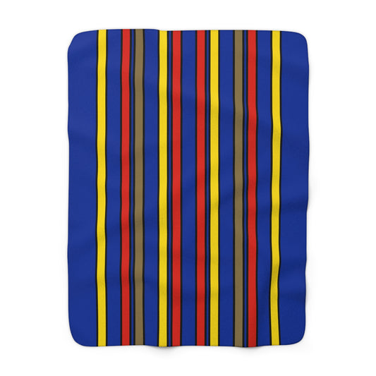 Moldova Retro Stripes Blanket Throw