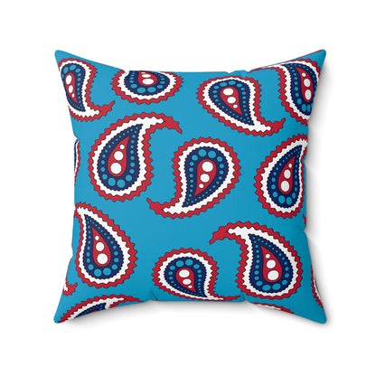 Tuvalu Retro Paisley Cushion Pillow