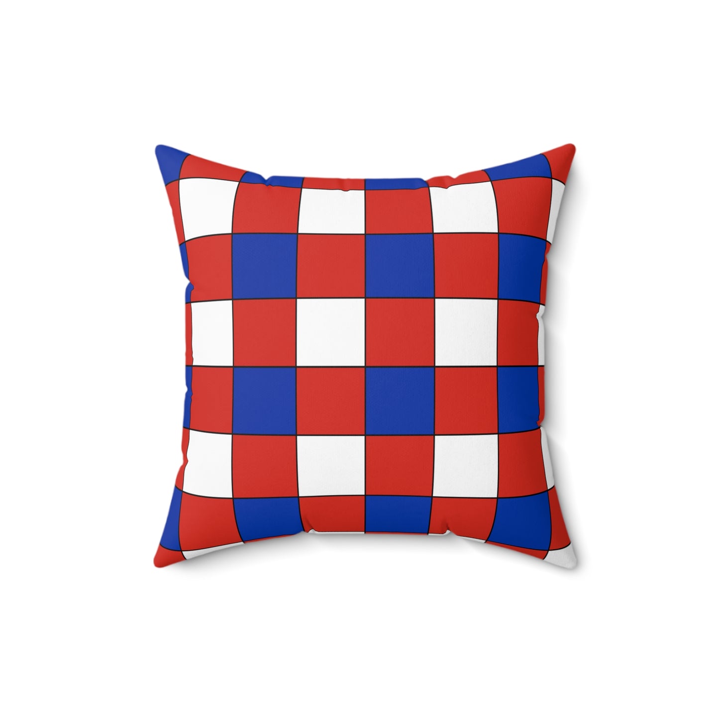 Paraguay Retro Check Cushion Pillow