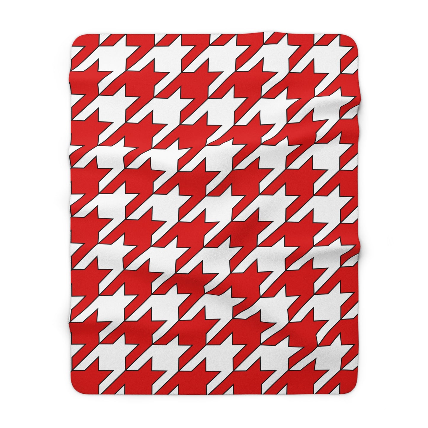 Singapore Retro Houndstooth Blanket Throw